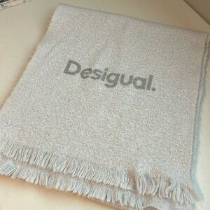 Desigual Logo Print Scarf